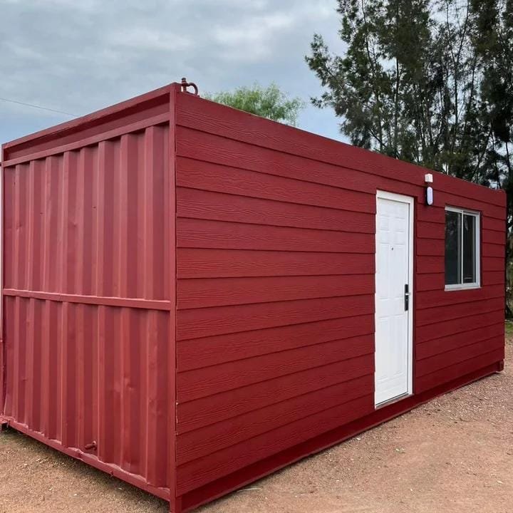 Casa Modulare 20′ High Cube – Design Effetto Legno - immagine 2