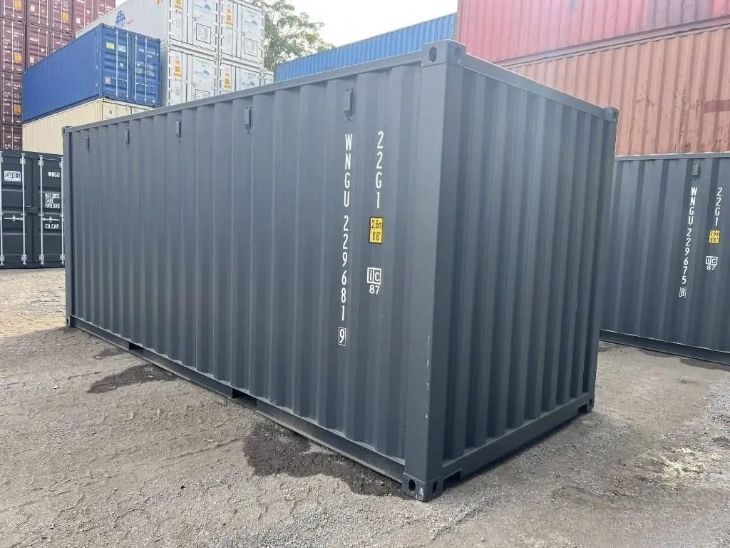 Container 20 Piedi Standard Nuovo (Primo Viaggio) – RAL 7016 - immagine 5