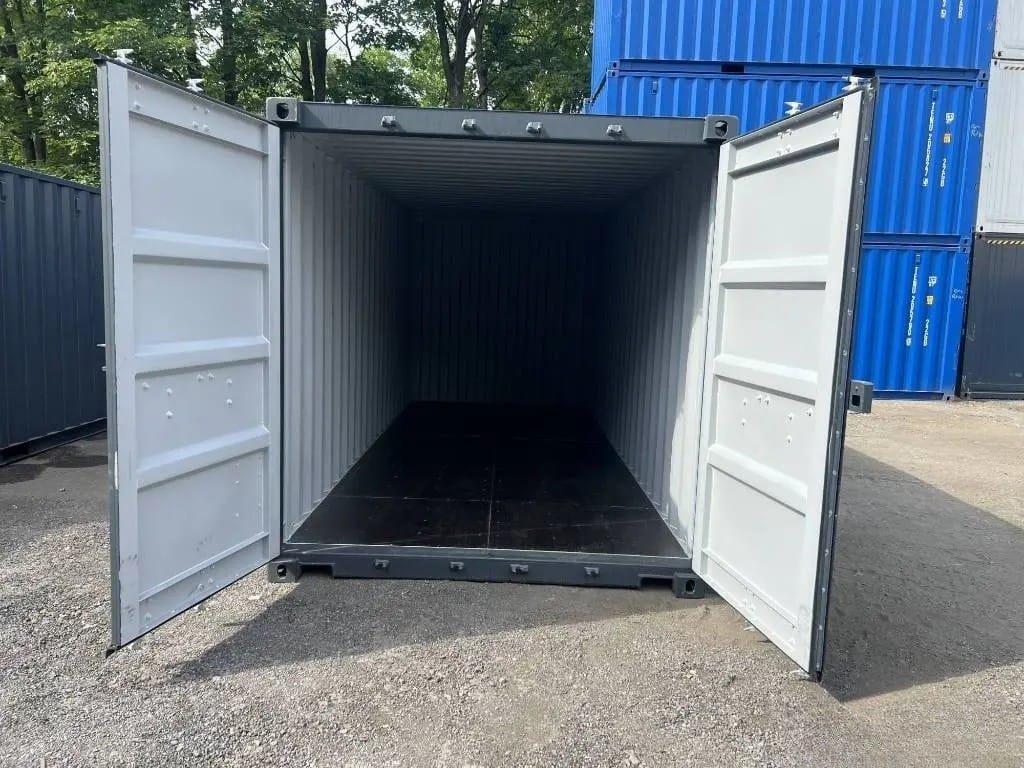 Container 20 Piedi Standard Nuovo (Primo Viaggio) – RAL 7016 - immagine 4