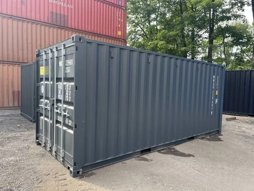 Container 20 Piedi Standard Nuovo (Primo Viaggio) – RAL 7016 - immagine 7