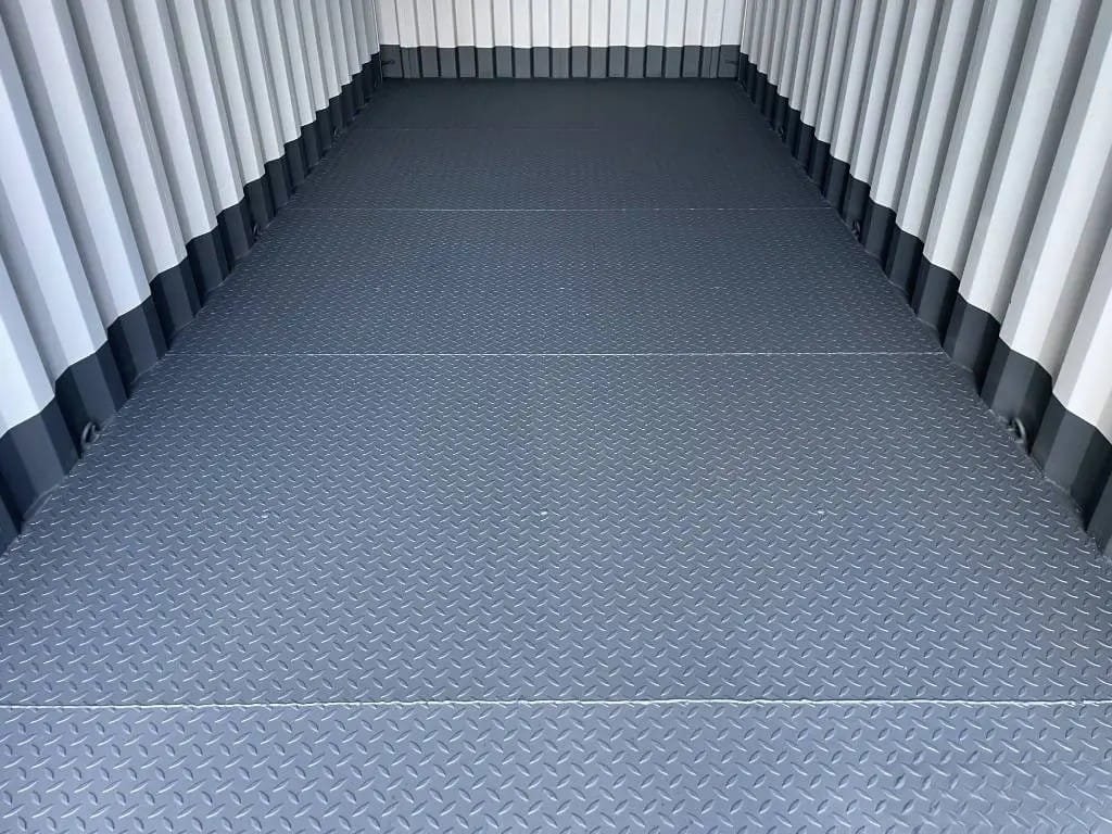 Container 20 Piedi Nuovo con Pavimento in Acciaio e Luce – RAL 7016 - immagine 11