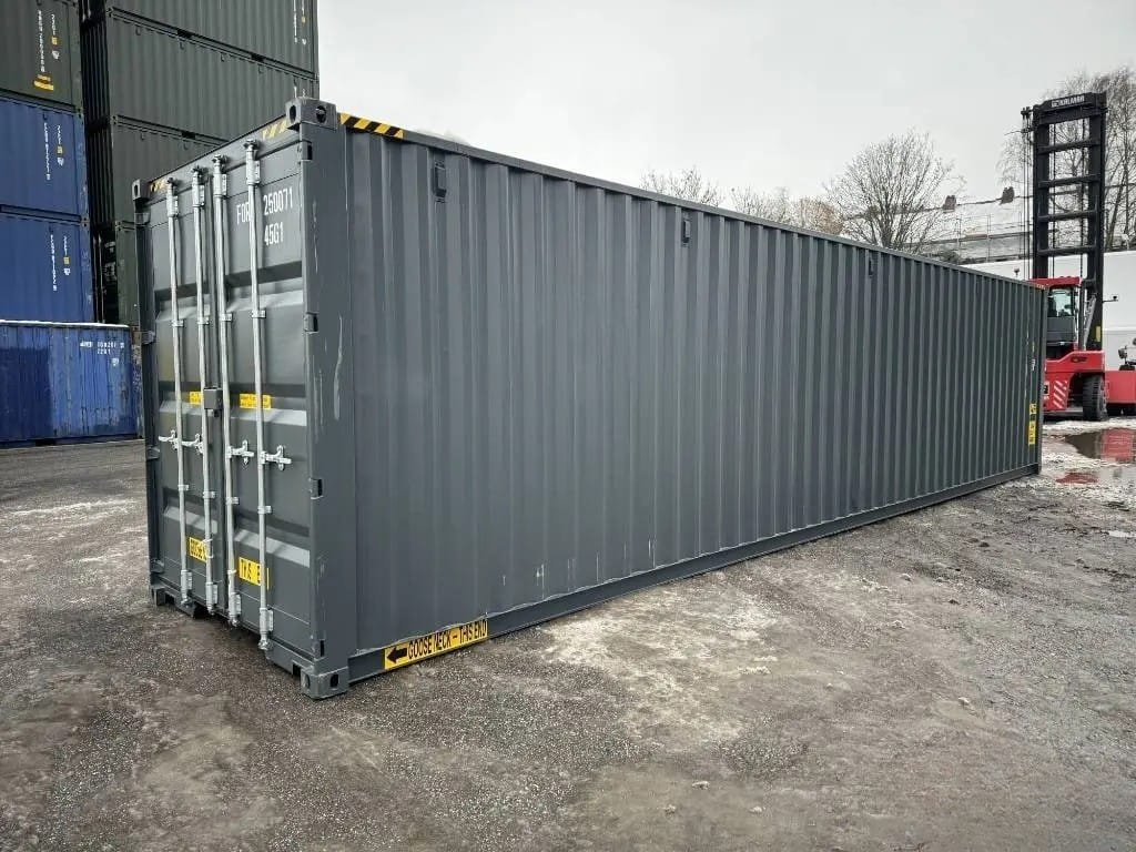 Container 40′ High Cube Double Door Nuovo (2023) – RAL 7016 - immagine 8