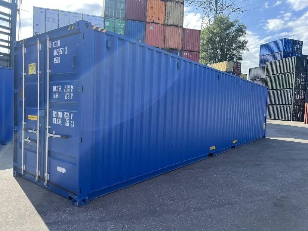 Container 40 Piedi High Cube Nuovo (Primo Viaggio) – RAL 5010 - immagine 8