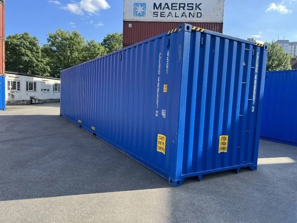 Container 40 Piedi High Cube Nuovo (Primo Viaggio) – RAL 5010 - immagine 7
