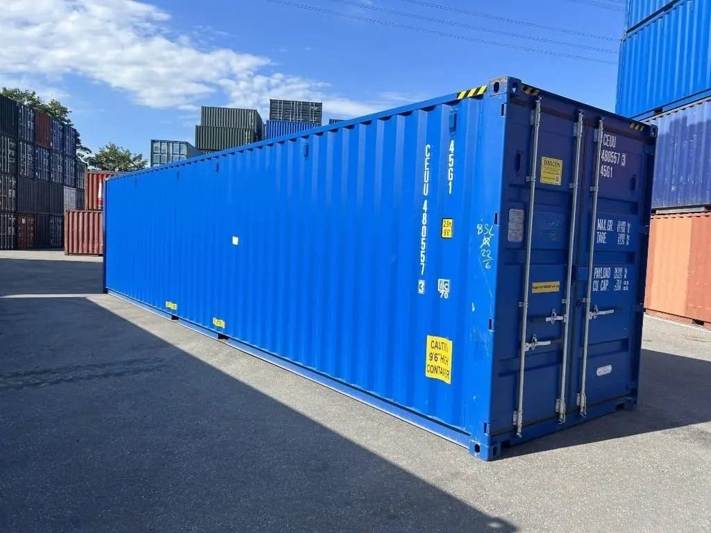 Container 40 Piedi High Cube Nuovo (Primo Viaggio) – RAL 5010 - immagine 3