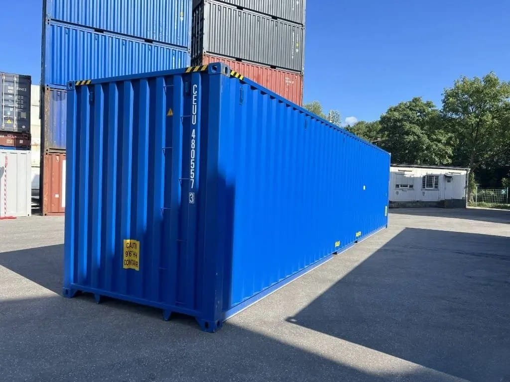 Container 40 Piedi High Cube Nuovo (Primo Viaggio) – RAL 5010