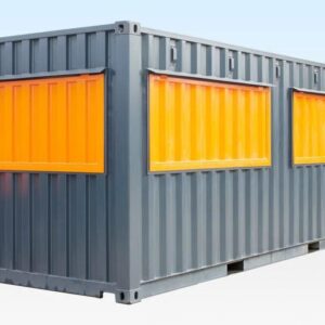 Container Bar/Caffetteria 20′ con 3 Portelloni di Servizio