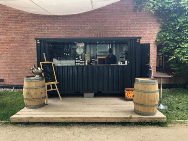 Container Bar Smontabile 3×2 Metri – Nero Intenso (RAL 9005) - immagine 3