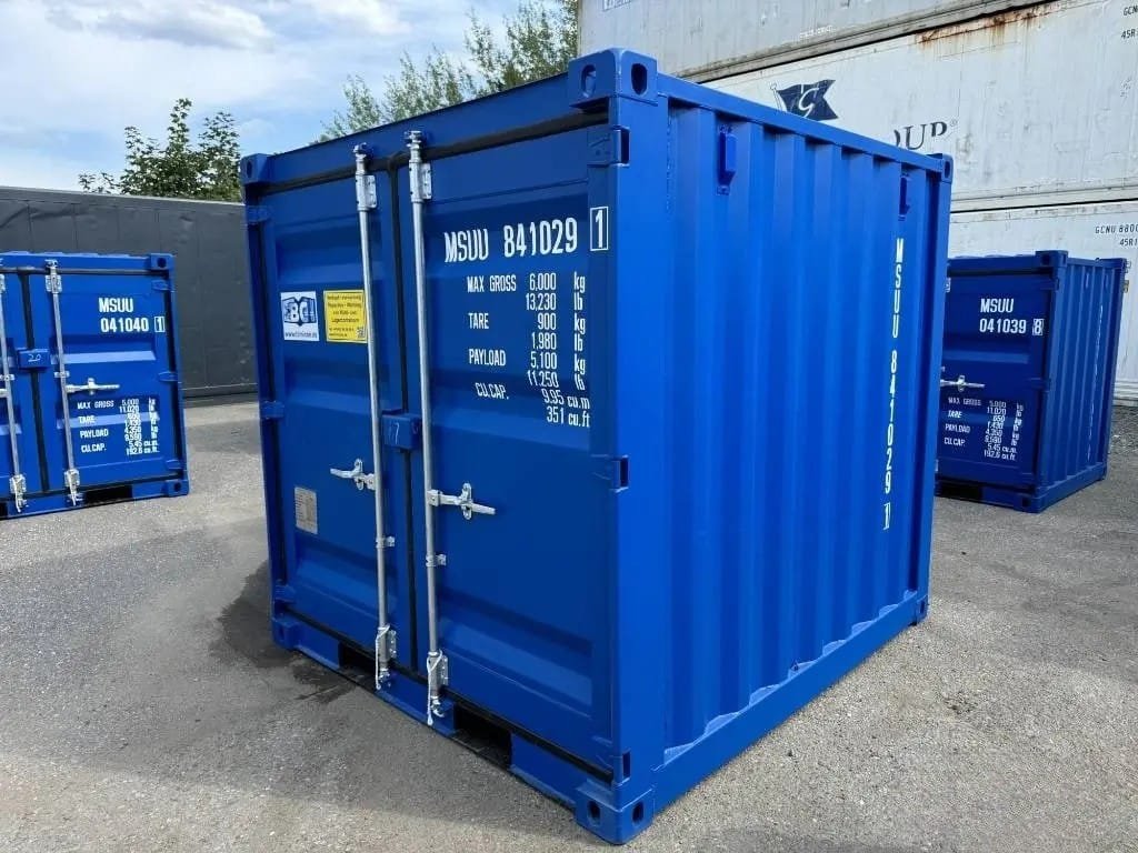 Container Magazzino 8 Piedi Nuovo – Robusta Costruzione (RAL 5010) - immagine 5