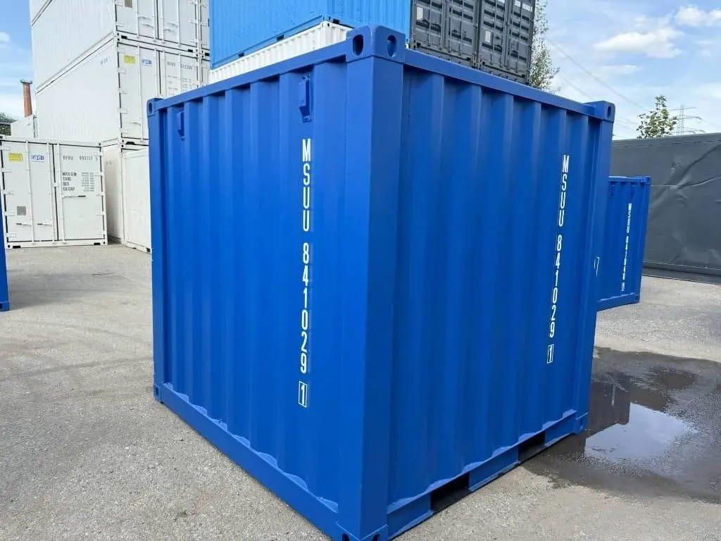 Container Magazzino 8 Piedi Nuovo – Robusta Costruzione (RAL 5010) - immagine 2