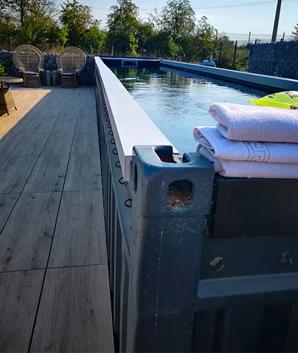 Piscina Container 40′ con Spa Idromassaggio Integrata - immagine 8